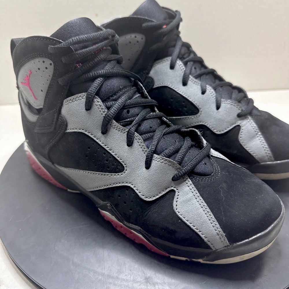 Nike Air Jordan 7 Vii Retro Gg Sport Fuchsia Black 442960-008 Boys Size 7Y